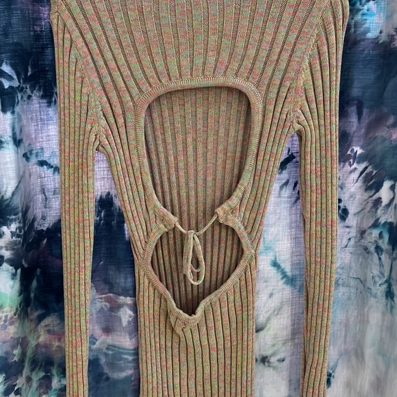 NWOT Multicolor long sleeve dress - Another Girl - Picture 4 of 8